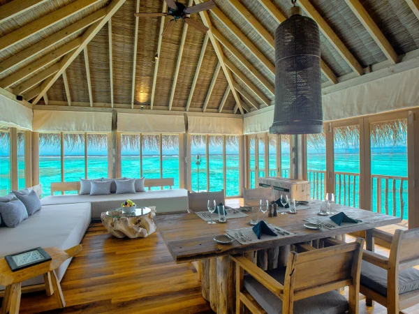 Family Pool Villa Living Room Gili Lankanfushi