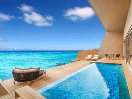 Over Water Villa with Pool
- outdoor pool - The St. Regis Maldives Vommuli Resort