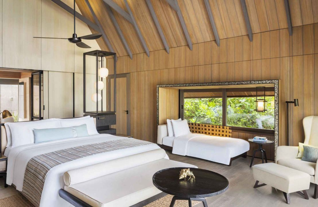 Beach Villa with Pool Bedroom - The St. Regis Maldives Vommuli Resort