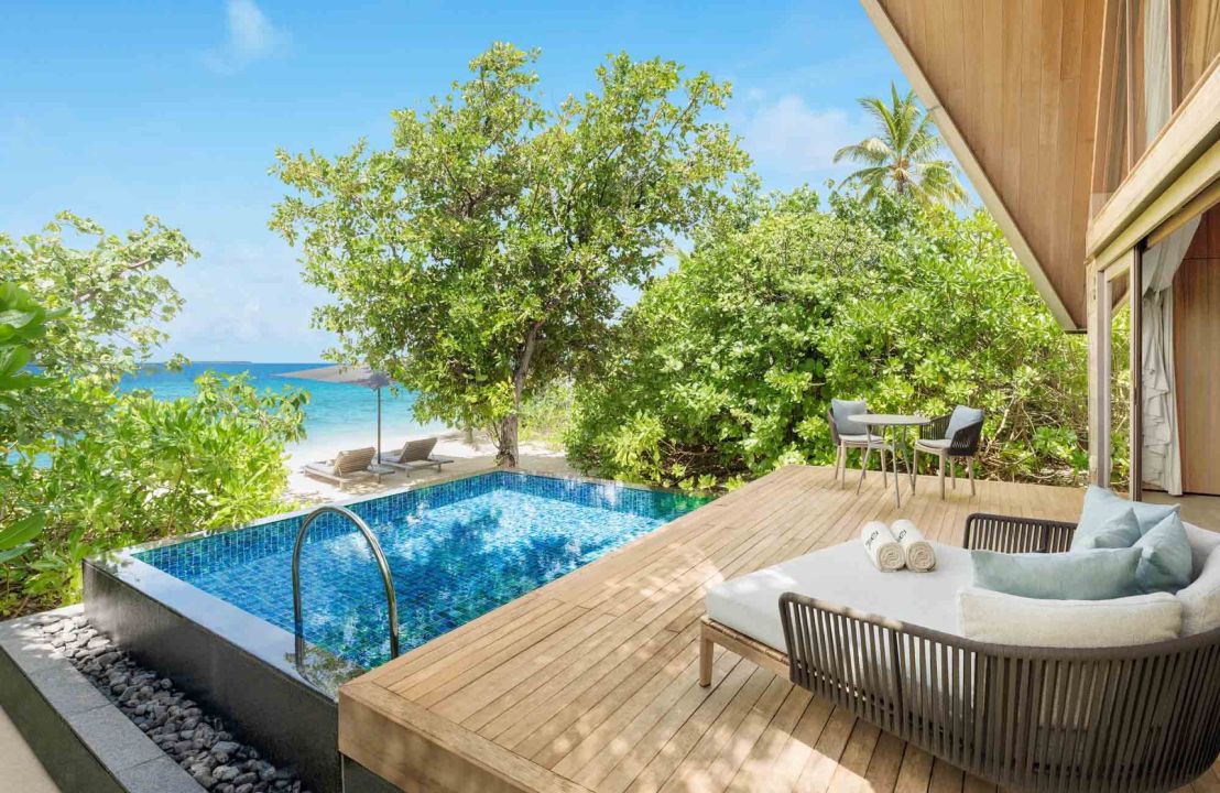 Beach Villa with Pool Exterior - The St. Regis Maldives Vommuli Resort