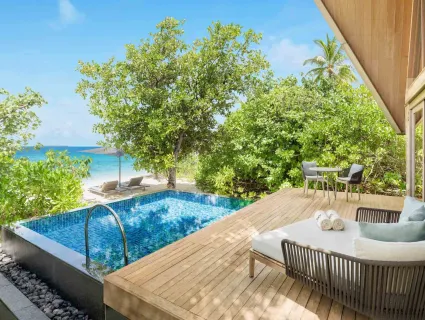 Beach Villa with Pool Exterior - The St. Regis Maldives Vommuli Resort