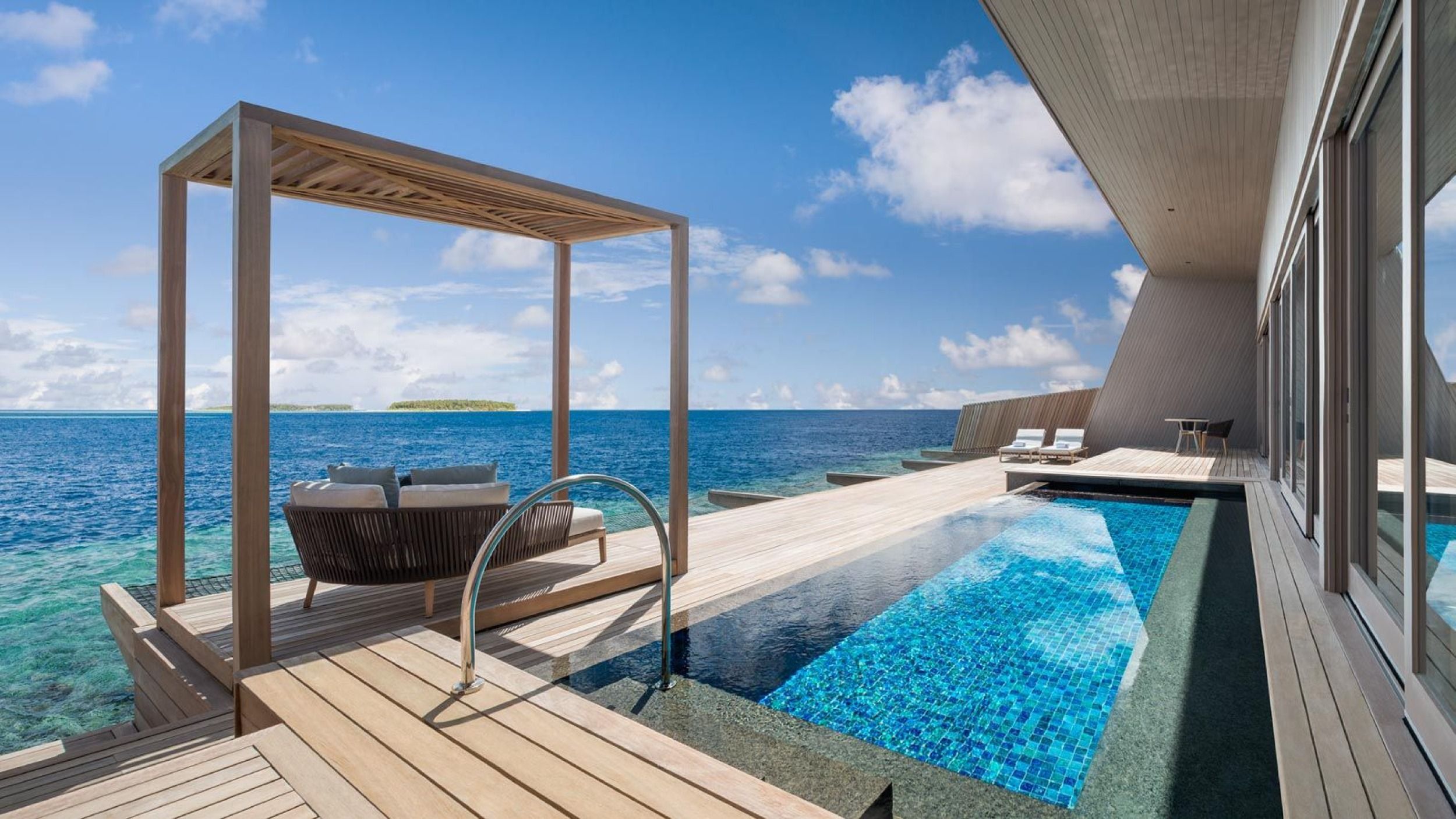 Lagoon Overwater St. Regis Suite with Pool
- pool + cabana - The St. Regis Maldives Vommuli Resort