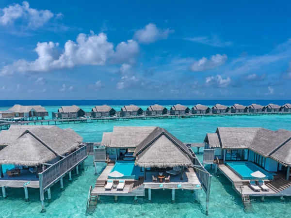 Sunset Over Water Pool Villa - Anantara Kihavah Maldives