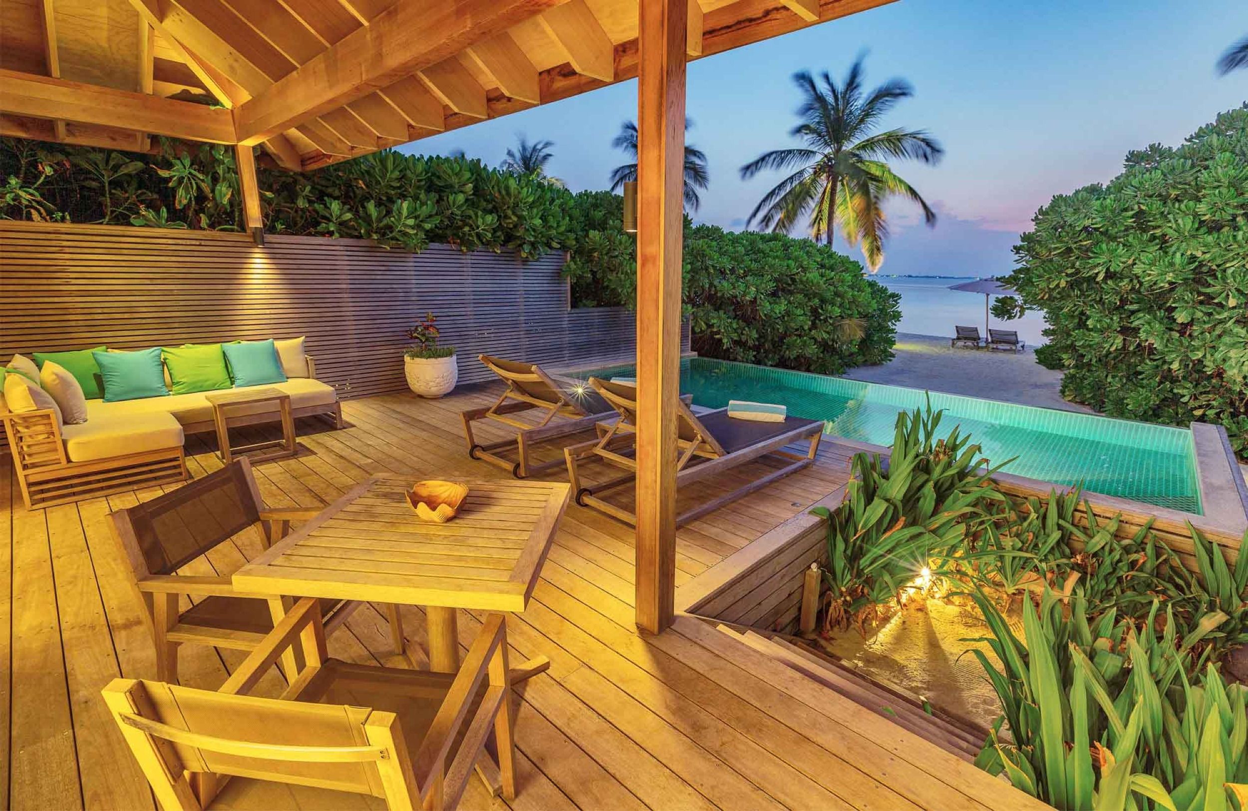 Beach Pool Villa Deck 