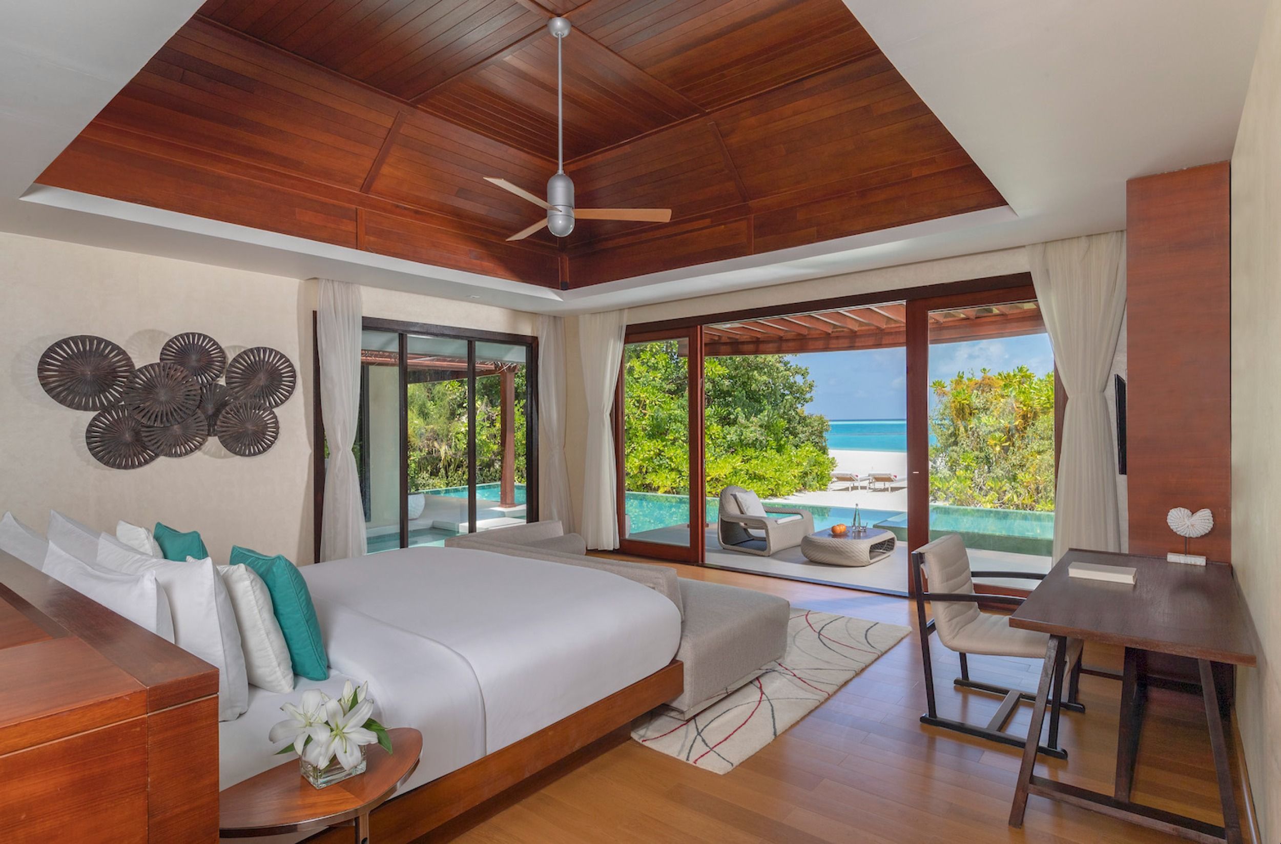 One-Bedroom Beach Pool Pavilion Bedroom