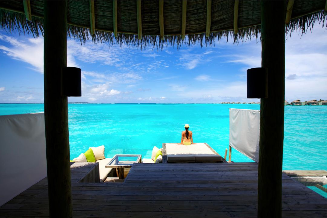 Ocean Water Villa Deck Six Senses Laamu