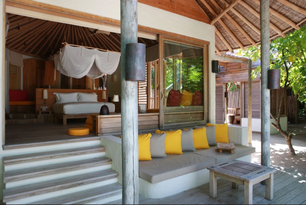 Ocean Beach Villa with Pool Outdoor Six Senses Laamu