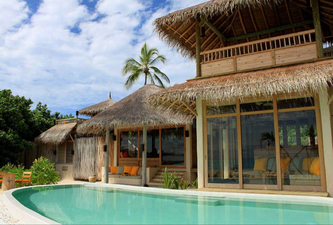 Lagoon Beach Villa with Pool - Two Bedroom Exterior Six Senses Laamu