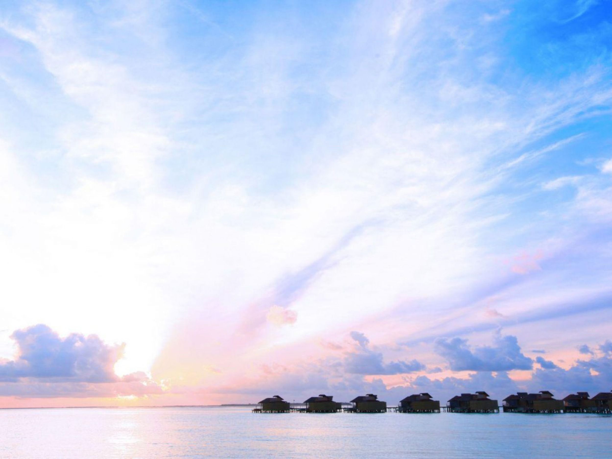 Laamu Sunset Water Villa with Pool Exterior 