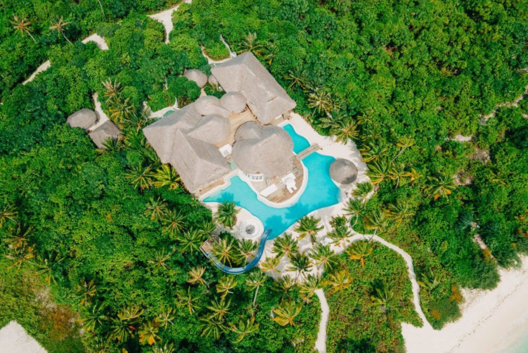 4 Bedroom Island Reserve with Slide Areal View