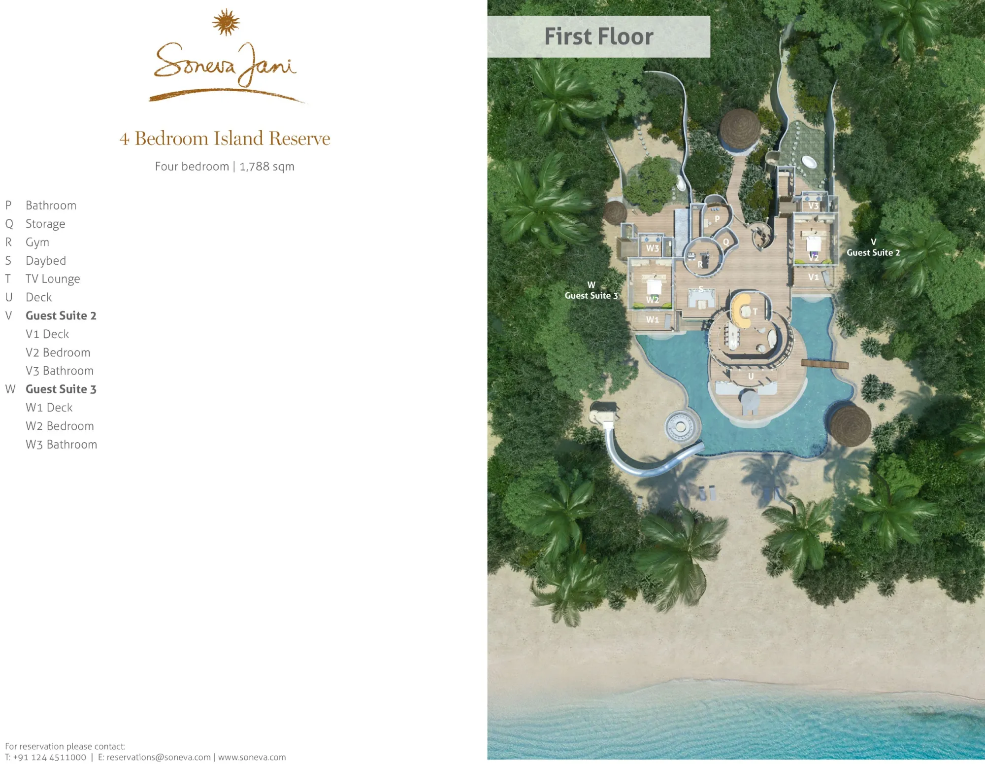 4 Bedroom Island Reserve with Slide
