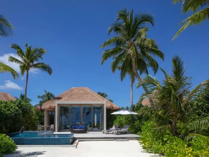 Beach Pool Villa Radisson Blu Resort Maldives