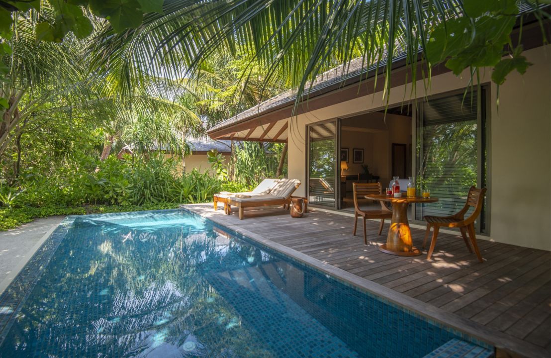 Sunrise and Sunset Beach Pool Villa The Residence Maldives