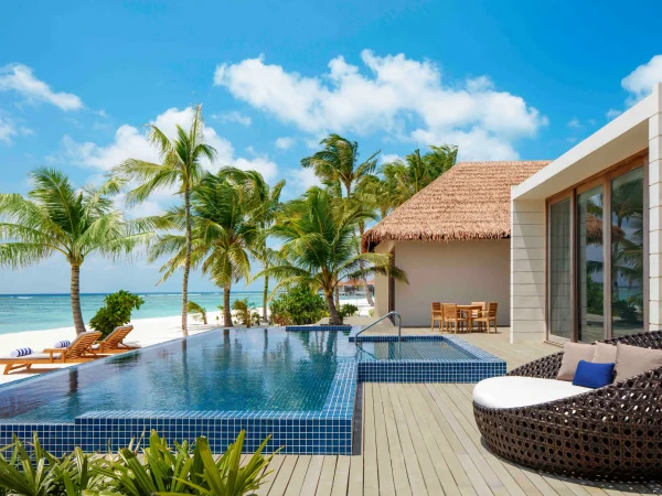 Beach Villa - 2 Bedrooms - Pool & Sunset View-