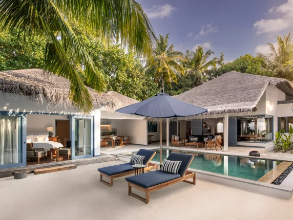 Sunset Beach Residence with Pool (2bedroom) - Raffles Maldives Meradhoo