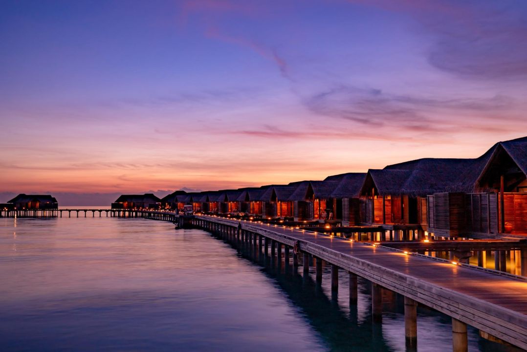 Sunset Over Water Pool Villa - Anantara Kihavah Maldives