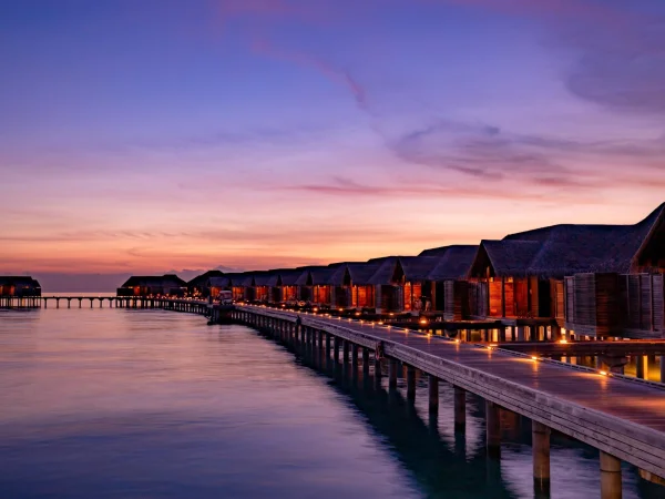 Sunset Over Water Pool Villa - Anantara Kihavah Maldives