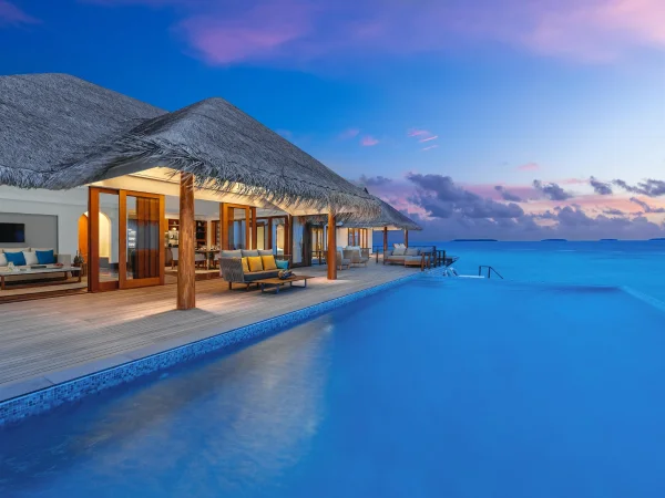 Two Bedroom Sunset Over Water Pool Residence - Anantara Kihavah Maldives