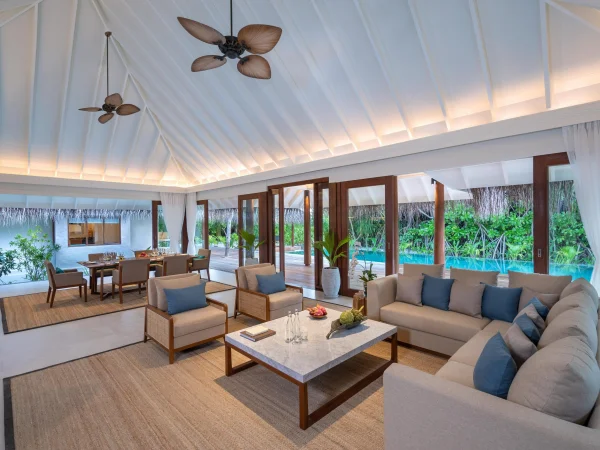 Three Bedroom Beach Pool Residence - Anantara Kihavah Maldives