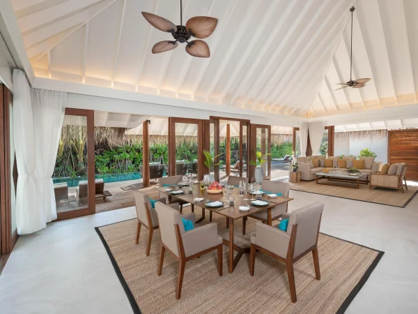 Three Bedroom Beach Pool Residence - Anantara Kihavah Maldives