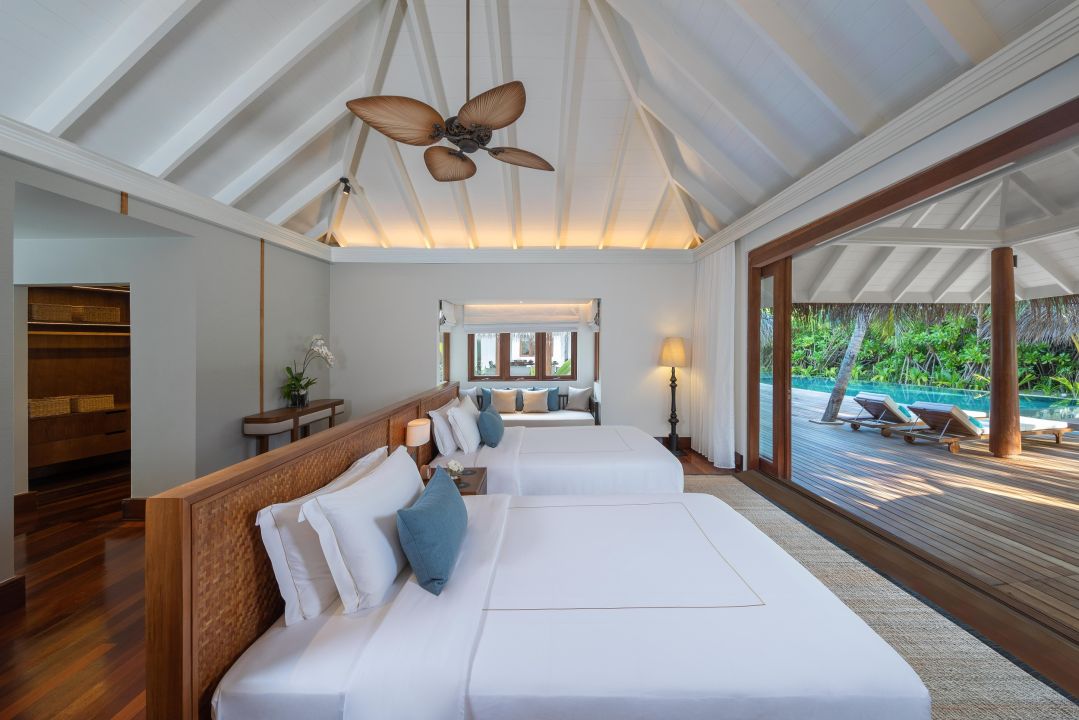 Three Bedroom Beach Pool Residence - Anantara Kihavah Maldives