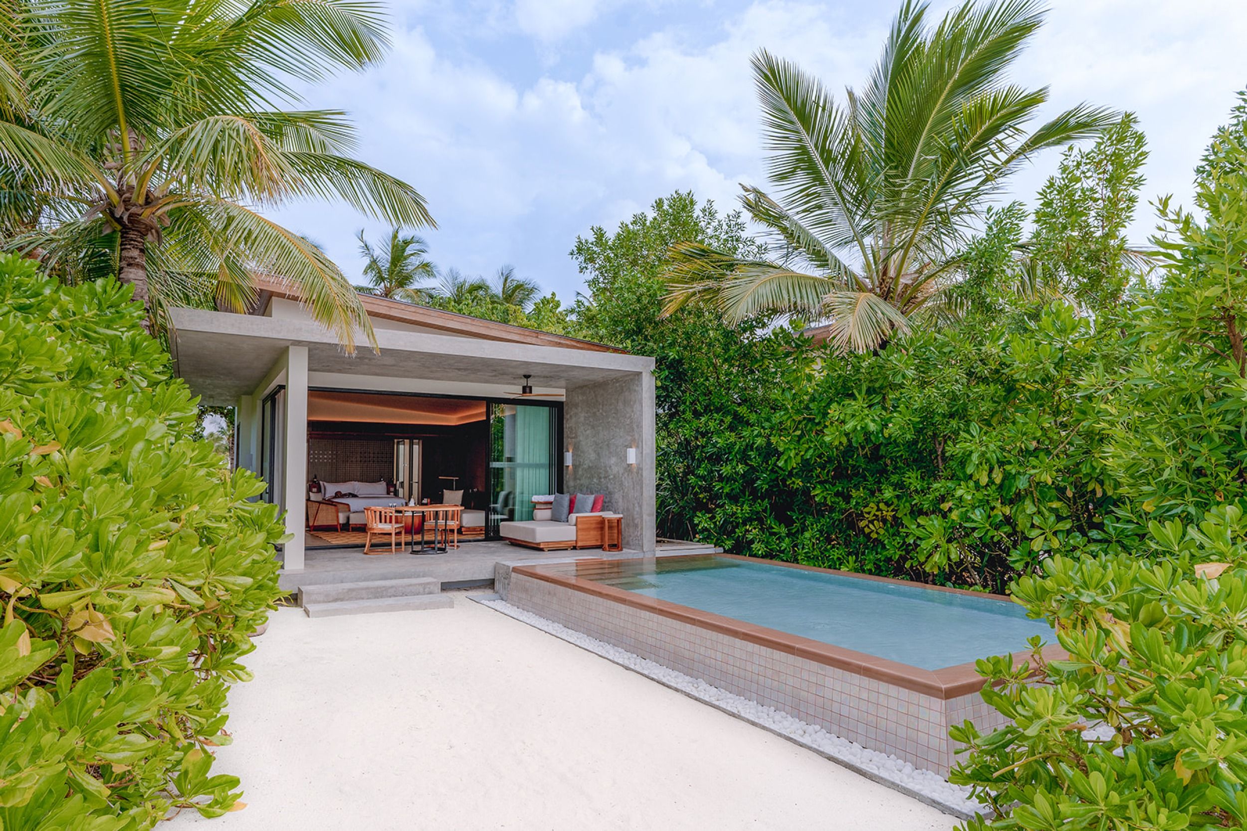 Beach Villa with Private Pool - Kuda Villingili Resort Maldives