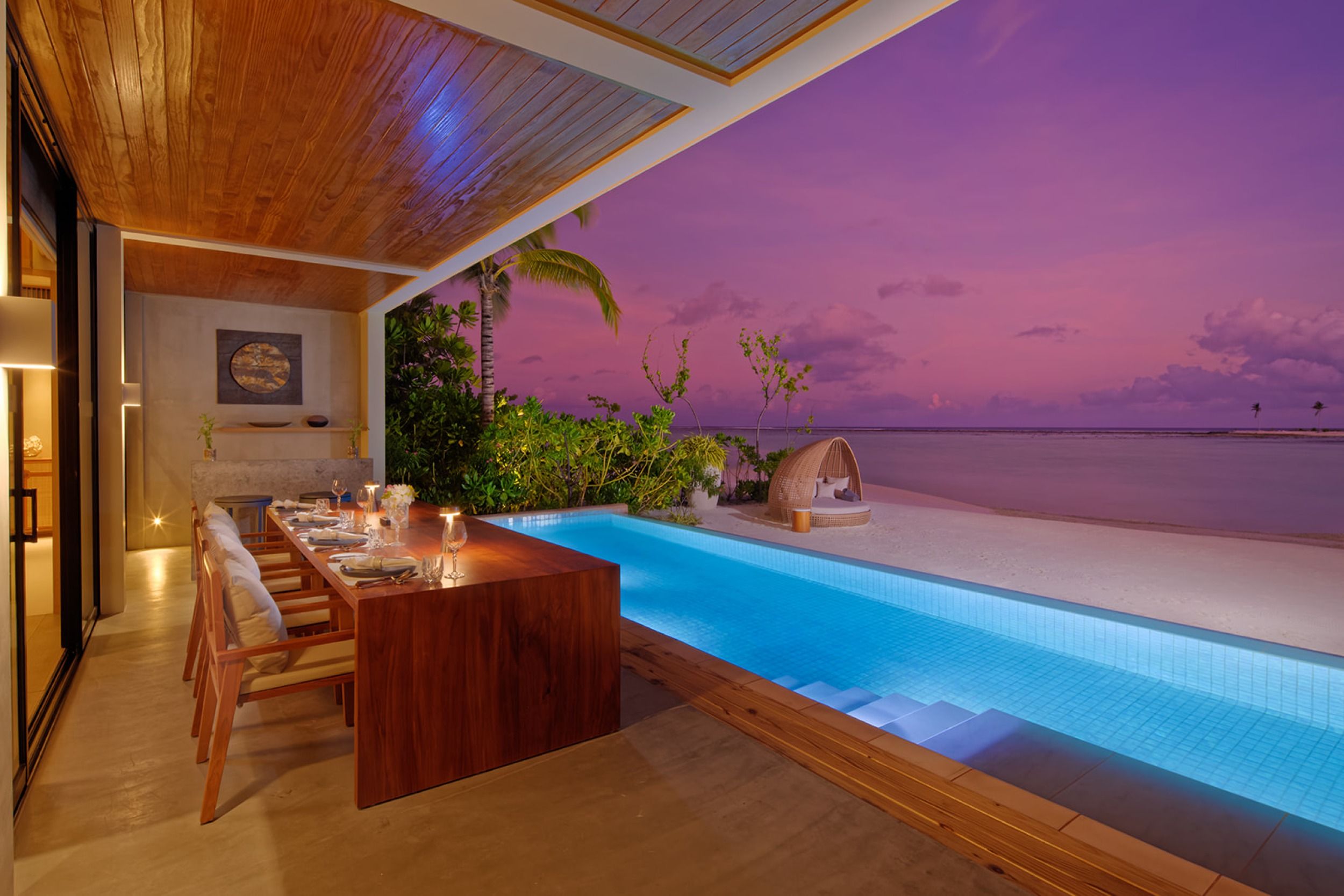 Three-bedroom Beach Retreat with Private Pool - Kuda Villingili Resort Maldives