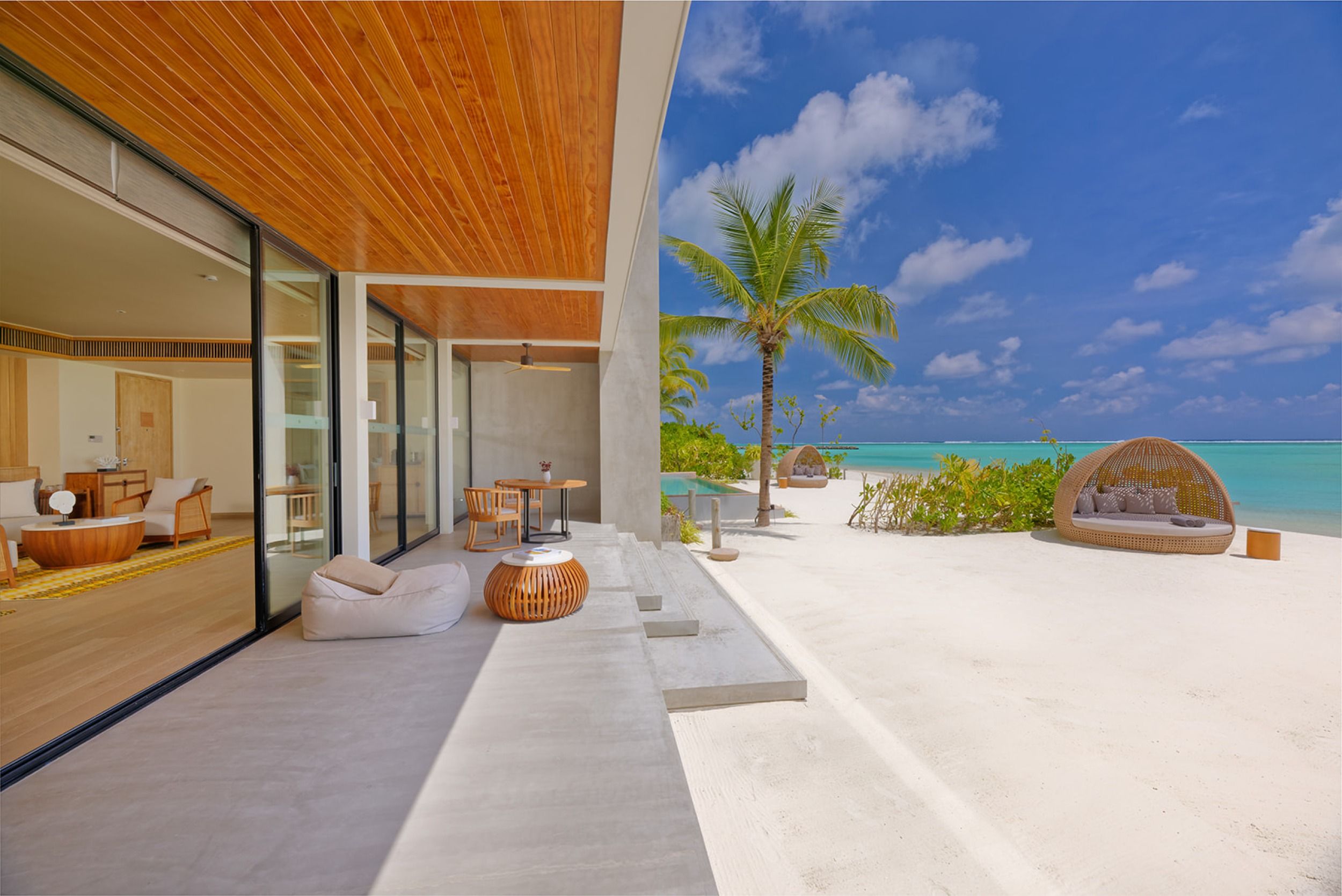 Three-bedroom Beach Retreat with Private Pool - Kuda Villingili Resort Maldives