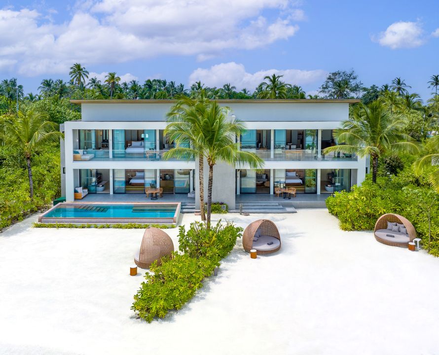 Three-bedroom Beach Residence with Private Pool - Kuda Villingili Resort Maldives