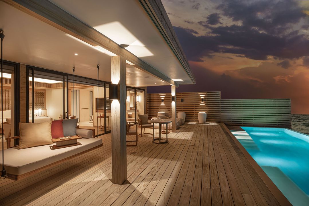 Water Villa with Private Pool - Kuda Villingili Resort Maldives
