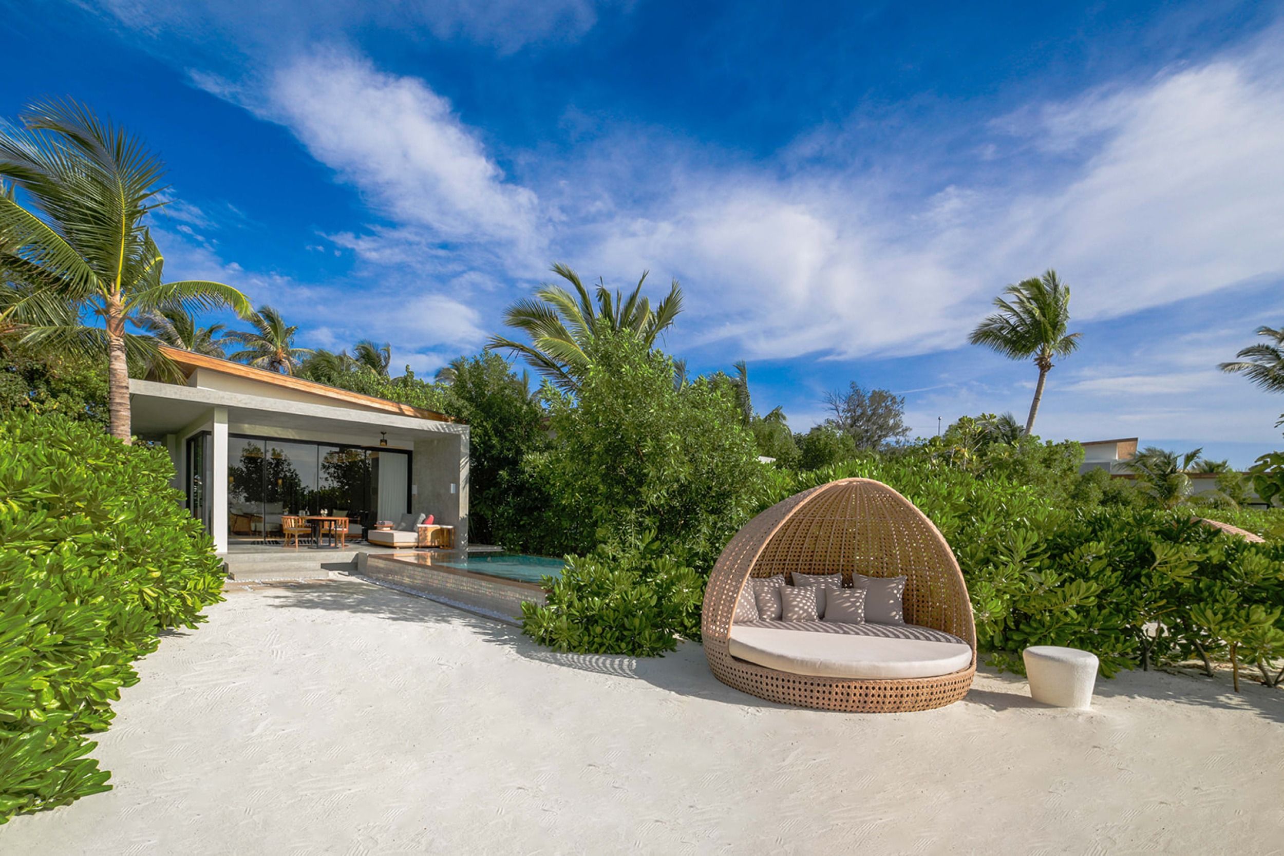 Beach Villa with Private Pool - Kuda Villingili Resort Maldives