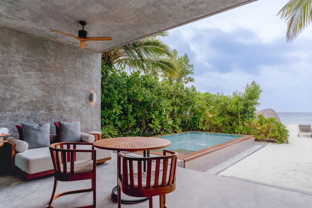 Beach Villa with Private Pool - Kuda Villingili Resort Maldives