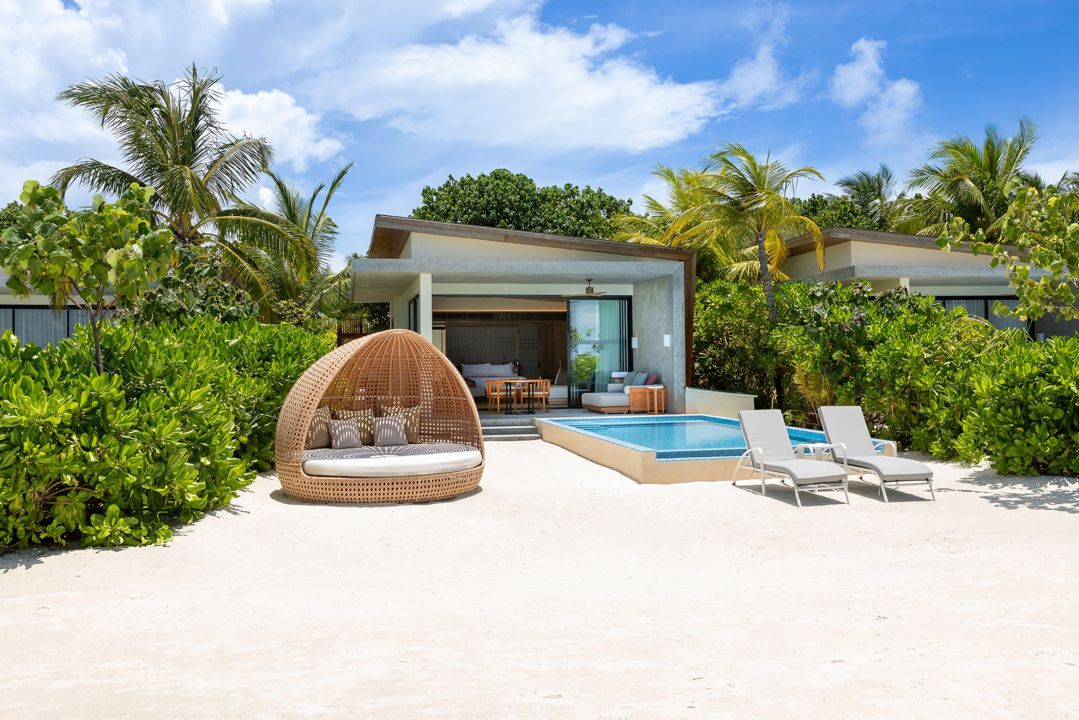 Beach Villa with Private Pool - Kuda Villingili Resort Maldives