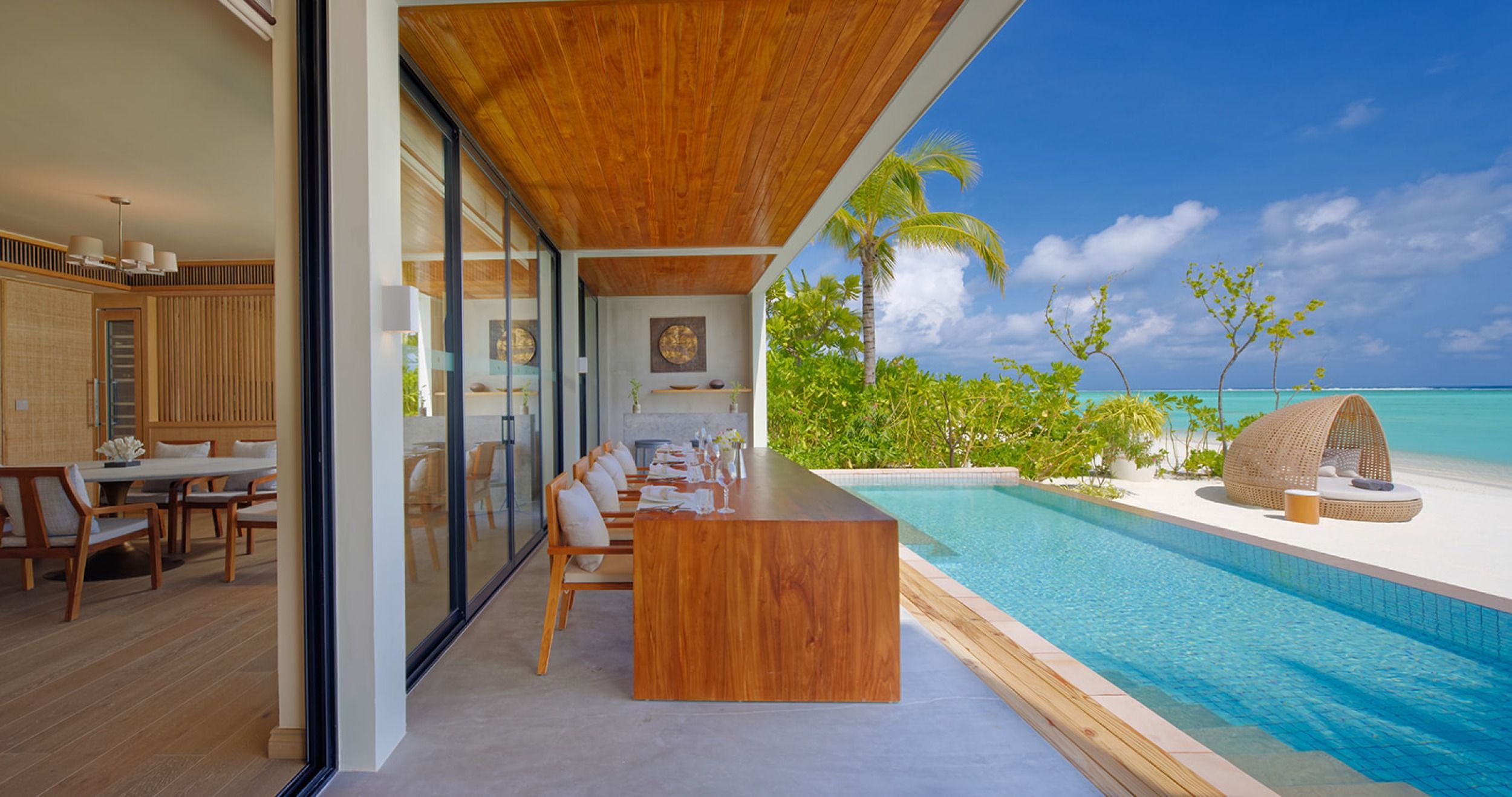 Three-bedroom Beach Retreat with Private Pool - Kuda Villingili Resort Maldives