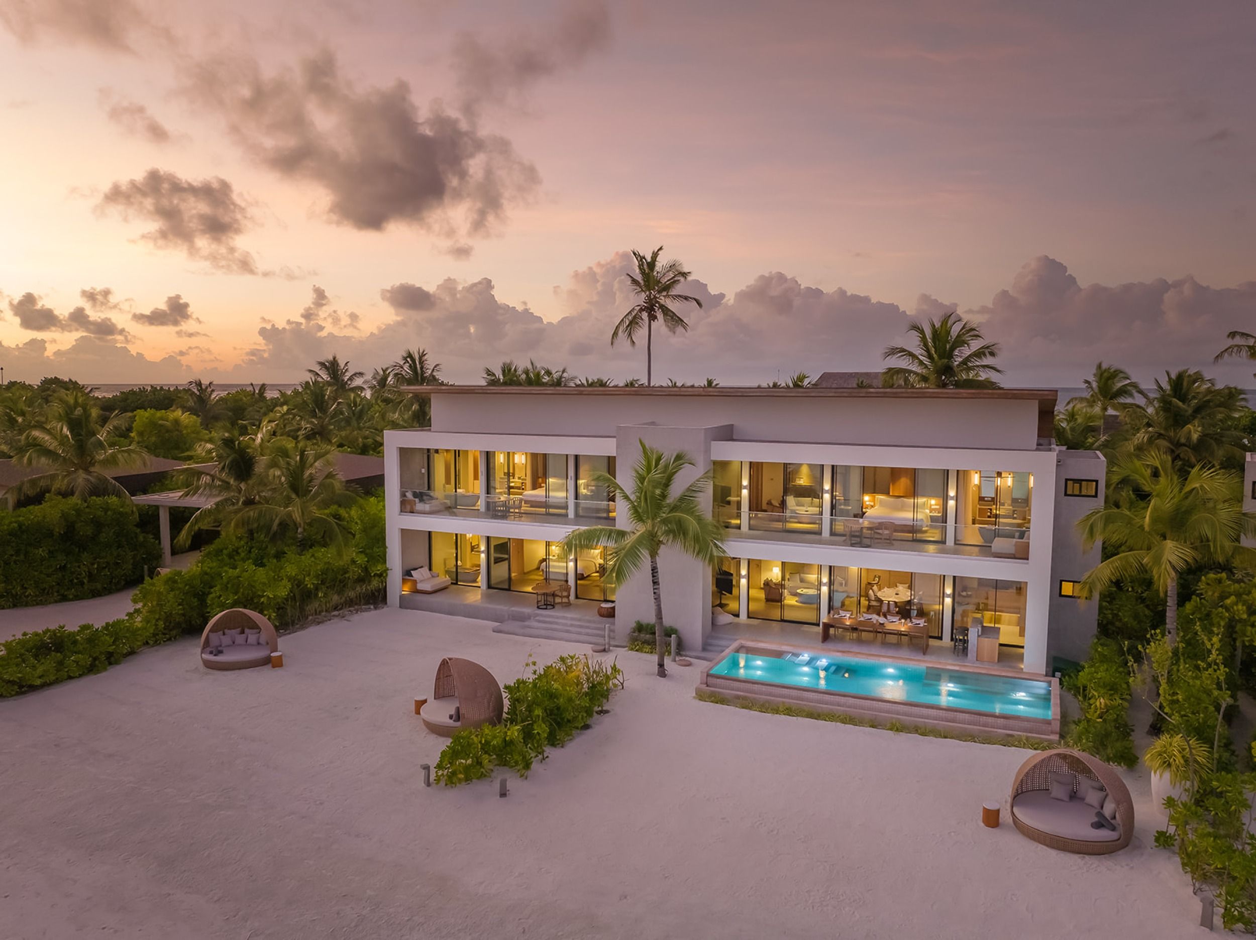 Three-bedroom Beach Retreat with Private Pool - Kuda Villingili Resort Maldives