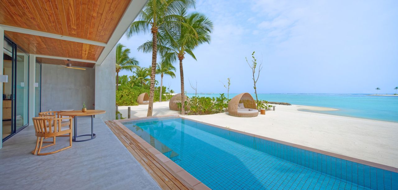 Three-bedroom Beach Residence with Private Pool - Kuda Villingili Resort Maldives