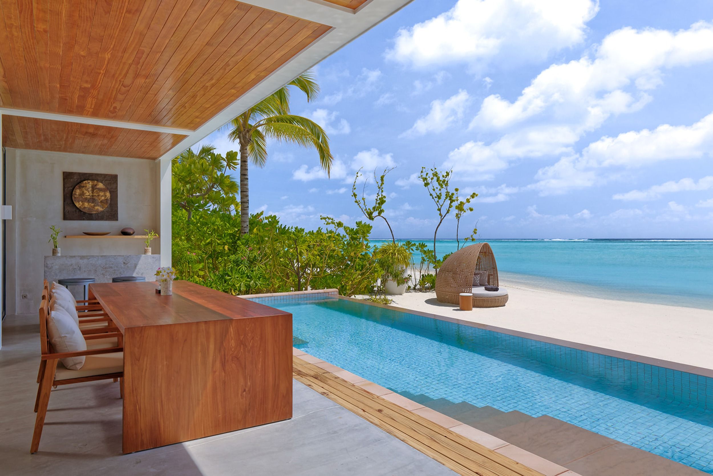 Three-bedroom Beach Retreat with Private Pool - Kuda Villingili Resort Maldives