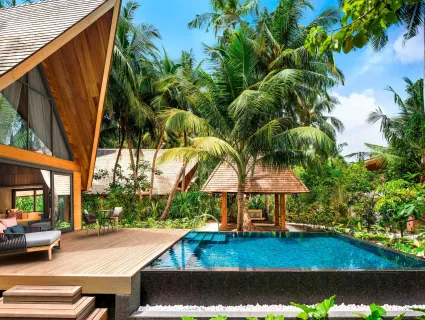 Garden Villa with Pool - Exterior - The St. Regis Maldives Vommuli Resort