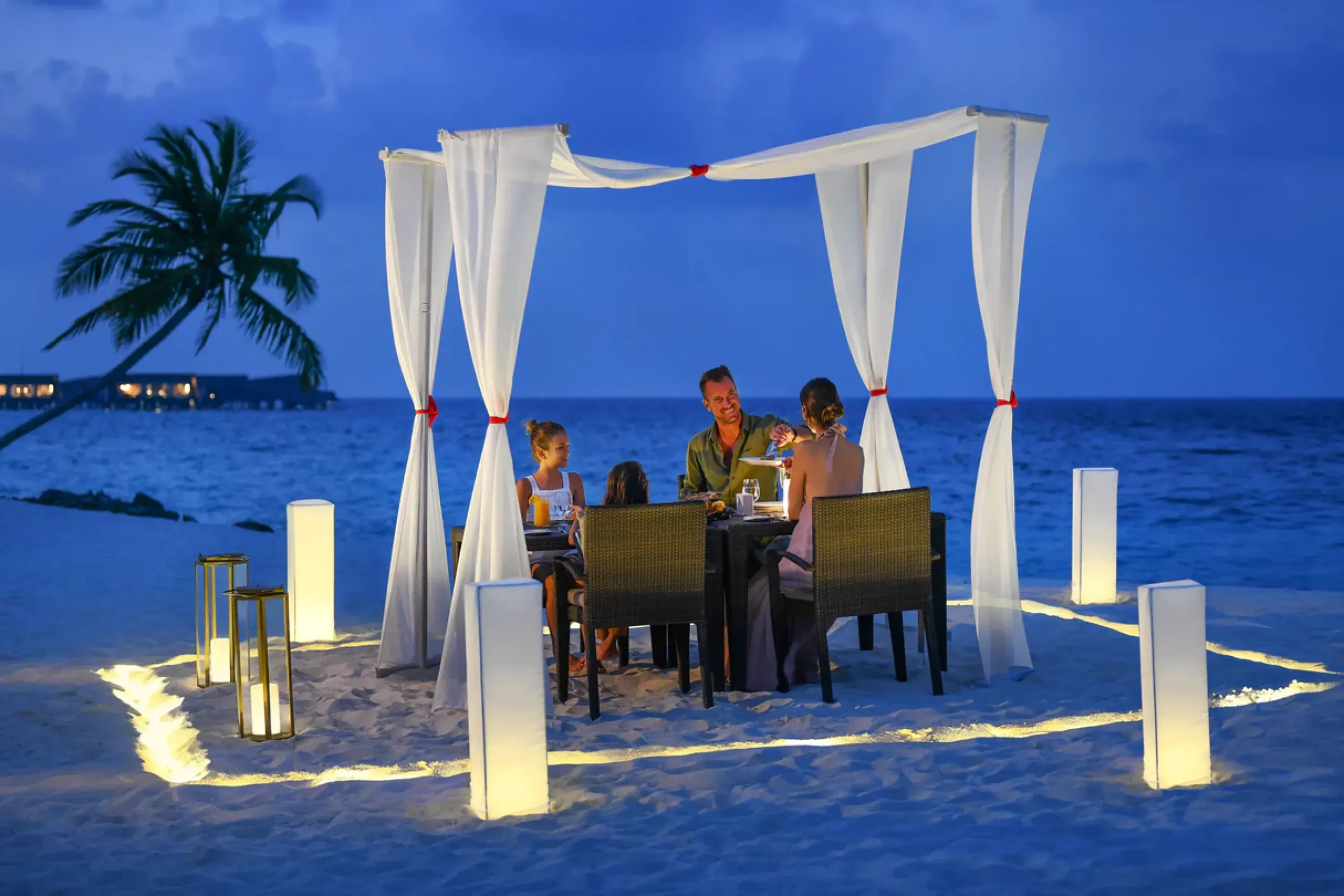 Family Beach Dinner