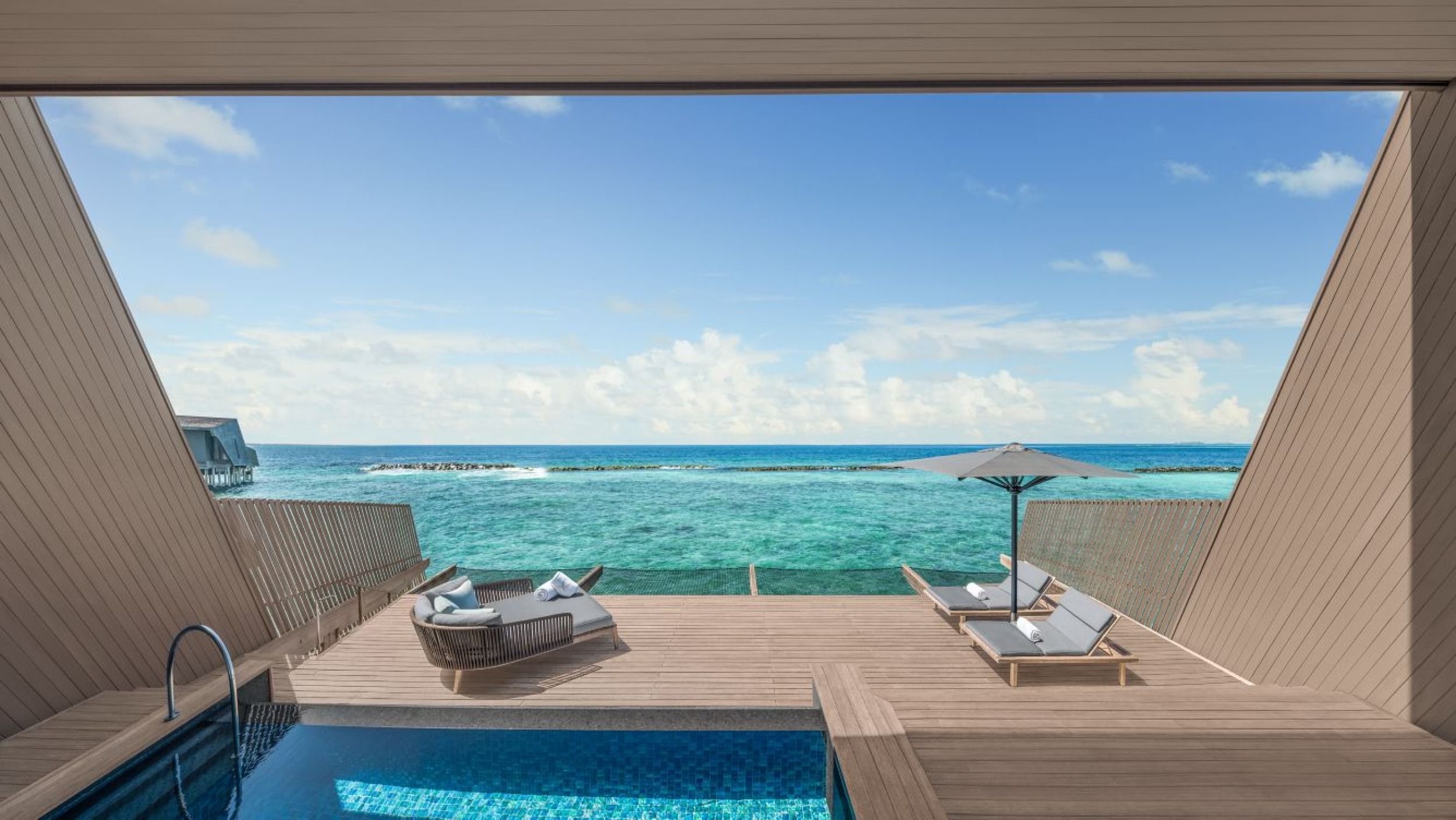 Over Water Villa with Pool
- lagoon view- The St. Regis Maldives Vommuli Resort