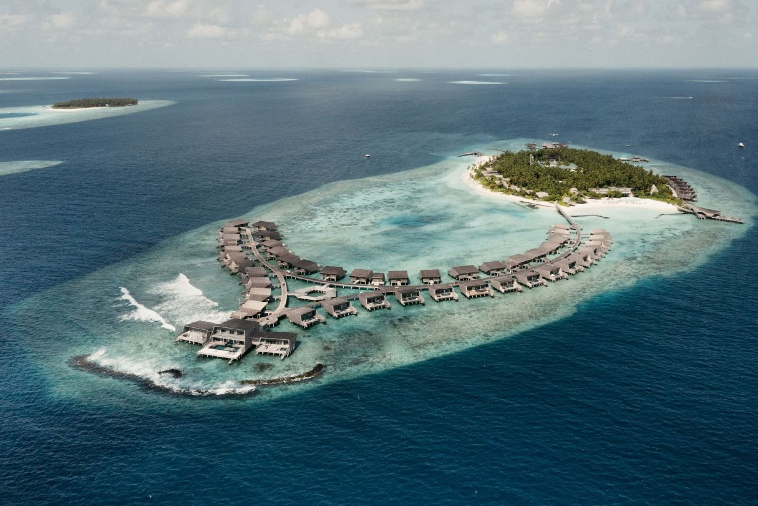 Vommuli Island Aerial Photo