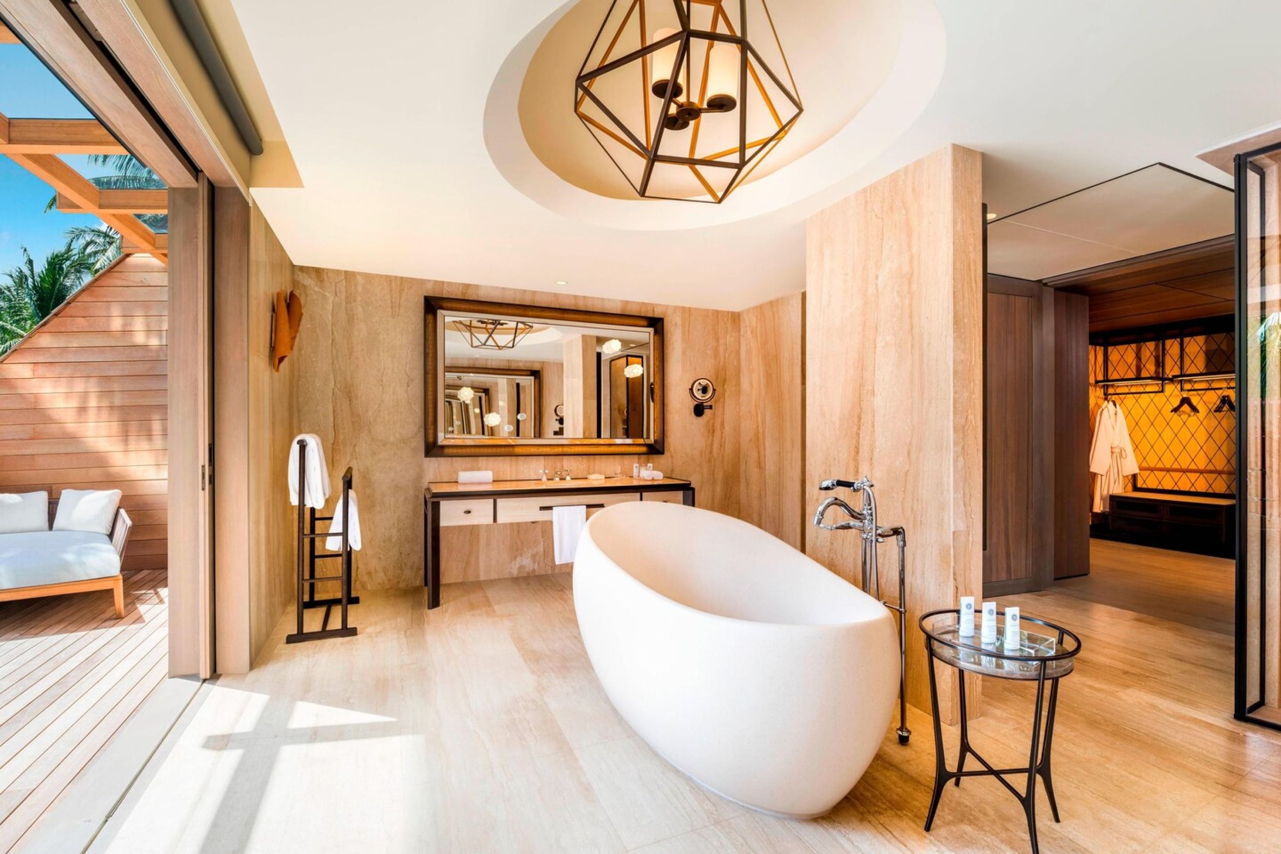 Beach Suite with Pool - Two Bedroom - Bathroom - The St Regis Maldives Vommuli Resort