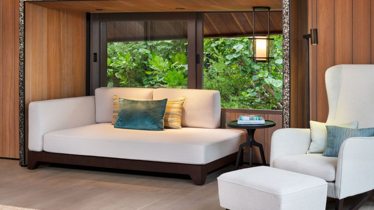 Beach Villa with Pool Interior- The St. Regis Maldives Vommuli Resort
