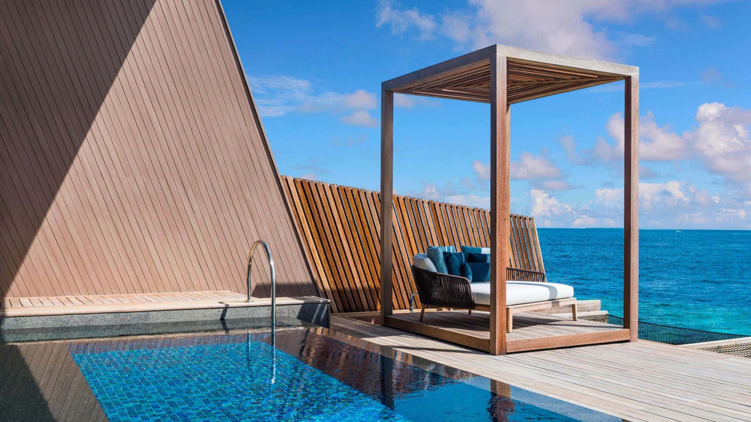 Panoramic Overwater St. Regis Suite with Pool - pool + cabana - The St Regis Maldives Vommuli Resort