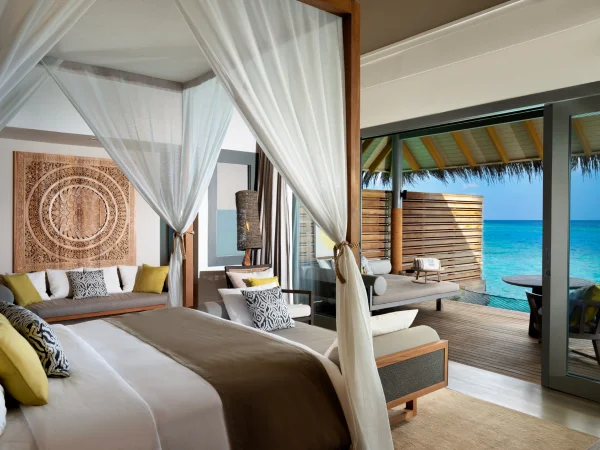 Over Water Villa Bedroom
