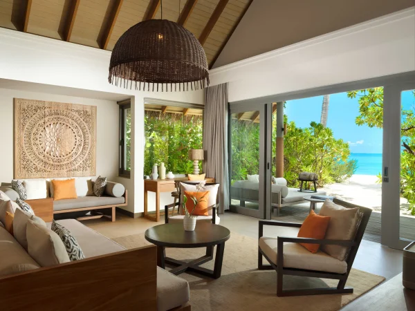 One Bedroom Beach Pool Residence Living Room