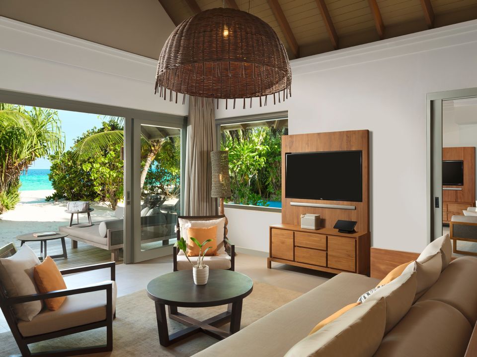 One Bedroom Deluxe Beach Residence Living Room