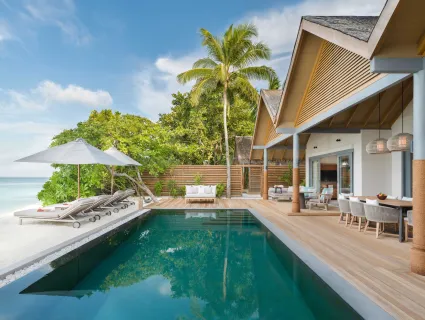 Three Bedroom Beach Pool Residence Vakkaru Maldives