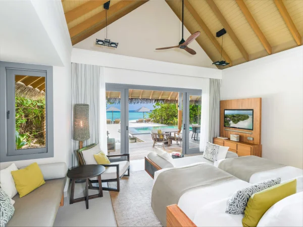 Two Bedroom Beach Pool Residence Twin Bedroom