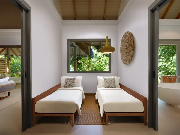 Beach Pool Villa Children Beds